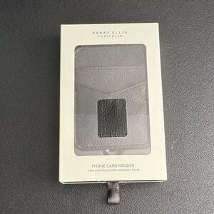 Perry Ellis Portfolio Gray Phone Card Holder